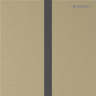 Bedieningsplaat Geberit Type 40 230V Square Easy To Clean Geborsteld Messing