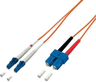Equip LWL Patch Cord LC/SC 62,5/125µ 2,0m 2m Glasvezel kabel Equip LWL Patch Cord LC/SC 62,5/125µ 2,0m 2m Glasvezel kabel