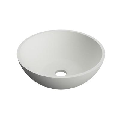 Waskom Arcqua Prince Opbouw 38x14 cm Rond Glans Wit Arcqua
