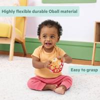 DISNEY BABY - WINNIE - O Ball Fijne Motoriek Bal, Rood en Geel, 0M+ - thumbnail