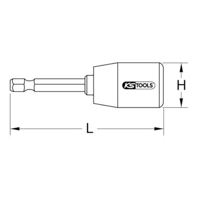 KS Tools 1223012 Stokschroevendraaier