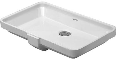 Duravit 2nd Floor Inbouw Wastafel 52.5x38x11.5 cm Rechthoek Keramiek Glanzend Wit Duravit 2nd Floor Inbouw Wastafel 52.5x38x11.5 cm Rechthoek Keramiek Glanzend Wit