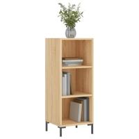 Dressoir 34,5x32,5x90 cm bewerkt hout sonoma eikenkleurig - thumbnail