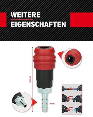 KS Tools 999.9096 9999096 Persluchtkoppeling 1 stuk(s)