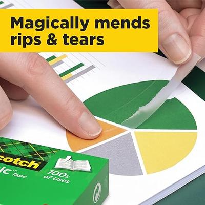 Scotch Magic Tape plakband ft 19 mm x 33 m, pak van 4 rollen