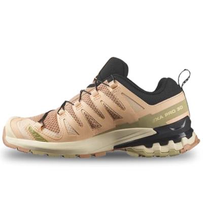 Salomon XA PRO 3D V9 Lage Wandelschoen Dames Cork/Peach Fuzz/Sponge 6 Salomon XA PRO 3D V9 Lage Wandelschoen Dames Cork/Peach Fuzz/Sponge 6