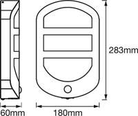 LEDVANCE Endura Style Plate Sensor 4058075477872 LED-buitenlamp met bewegingsmelder (wand) LED 12.50 W Staal - thumbnail
