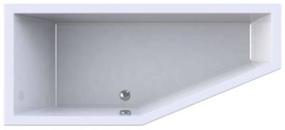 Wavedesign Ligbad Dore 170X75X48 cm Wit - 170x75x48 cm Links