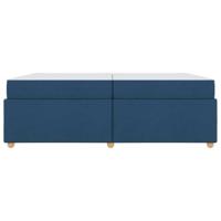 Bedframe met matras Anders Blauw 200 x 200 cm Stof - thumbnail