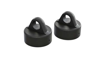 Aluminum Shock Cap (Black) (2pcs) (AR330491)