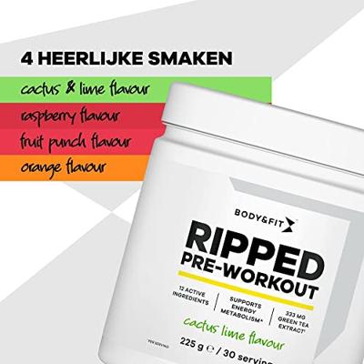 Ripped Pre-workout | Body & Fit | 225g