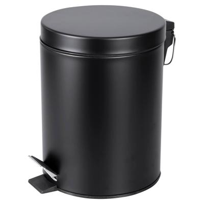 Differnz pedaalemmer 5 liter mat zwart