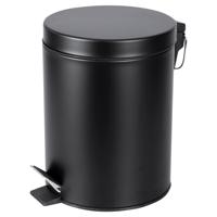 Differnz pedaalemmer 5 liter mat zwart - thumbnail