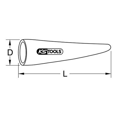 KS Tools 1174257 Opsteektule met beschermende isolatie 1 stuk(s)