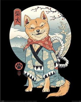 Poster Vincent Trinidad - Shiba Inu 40x50cm Poster Vincent Trinidad - Shiba Inu 40x50cm