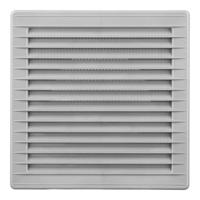 Ventilatierooster EDM 87725 Grijs 17 x 17 x 1,15 cm Muggennet - thumbnail