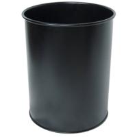 Papierbak Durable 3301-01 15liter rond zwart - thumbnail
