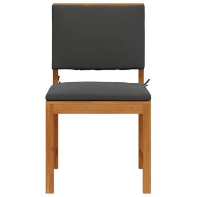 Tuinstoel 2 pcs Bruin 50 x 50 x 91cm Massief acaciahout