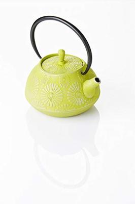 Point-Virgule theepot uit gietijzer met zeef zilvergroen 1.1L Point-Virgule theepot uit gietijzer met zeef zilvergroen 1.1L