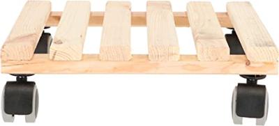 Esschert Design trolley naturel vierkant indoor