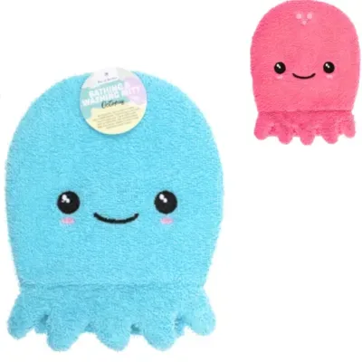 Washand octopus 21 cm 2 assorti | 48 stuks