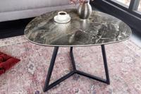 Moderne salontafel MARVELOUS 70cm taupe marmeren keramiek gemaakt in Italie - 42143 - thumbnail