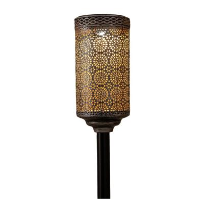 Solar Tuinfakkel Metaal Zilver 60cm Solar Tuinfakkel Metaal Zilver 60cm