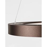 Lyora HanglampRando Thin koffie bruin Ø 60cm - 9453455 - thumbnail