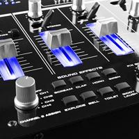 Skytec STM-3007 6-Kanaals 19 inch mixer met SD/USB/MP3/LED/Bluetooth - thumbnail
