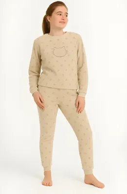 Cocodream fleece pyjama kind meisjes - Cats