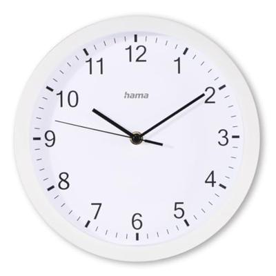 Hama 00185864 Wandklok Kwarts 25 cm x 4.00 mm Wit