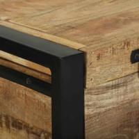 Opbergkisten met opslag Bruin 80 x 30 x 30 cm Massief mangohout - thumbnail