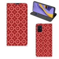 Samsung Galaxy A51 | Hoesje met Magneet | Batik Rood - thumbnail
