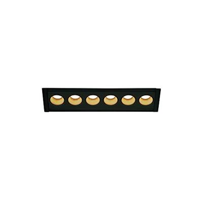 SLV Led inbouwlampMilandos 6-lichts 6x160 lumen zwart - 1005416