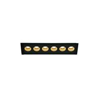 SLV 1005416 MILANDOS 6 LED-inbouwlamp LED vast ingebouwd Zwart - thumbnail