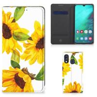 Smart Cover voor Samsung Galaxy A40 Zonnebloemen - thumbnail