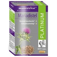 Mannavital Mariadistel Platinum Vegicaps - thumbnail