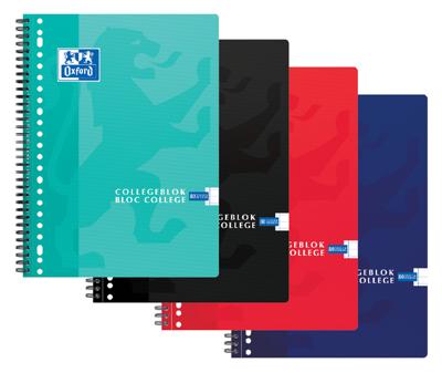 Collegeblk oxf school a4+ ln 23gaats 160pag ass