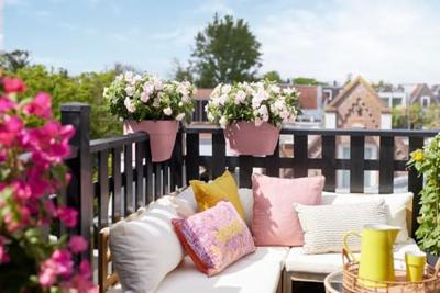 Elho Balkonbak Vibia Campana flower bridge 40cm roze - thumbnail