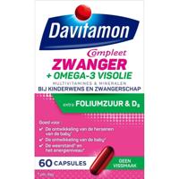Davitamon Compleet zwanger plus visolie 60 Capsules - thumbnail