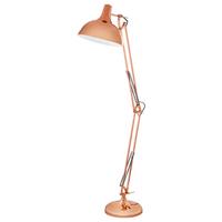 Eglo Design vloer leeslampBorgillo roodkoper - 94705 - thumbnail