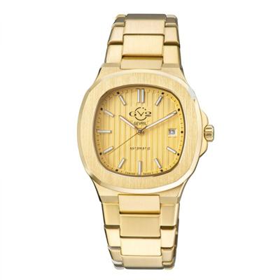 Gevril GV2 Potente Men's Swiss Automatic Gold Stainless Steel 18105 Gevril GV2 Potente Men's Swiss Automatic Gold Stainless Steel 18105