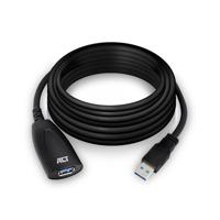 ACT AC6105 USB Verlengkabel - USB Booster USB 3.2. Gen 1 - 5 meter - thumbnail