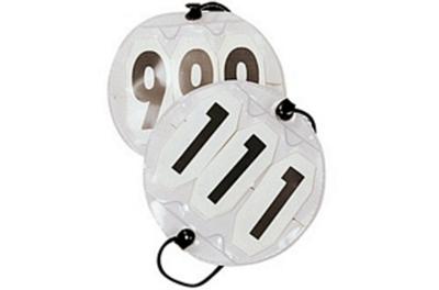 Startnummers Hoofdstel rond wit