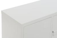 Tv-meubel Home ESPRIT Wit Metaal 120 x 40 x 58 cm - thumbnail