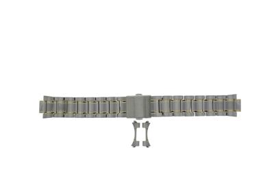 Horlogeband Seiko SGEG96P1 / 7N42-0FW0 / M0BN511C0-L Roestvrij staal (RVS) Bi-Color 20mm