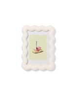 HEMA Fotolijst 10x15cm hout golf (wit) - thumbnail