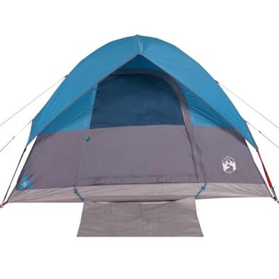 VidaXL Koepeltent 6-persoons waterdicht blauw