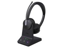 Yealink Yealink WH64 Dual - Headset - On-Ear - DECT / Bluetooth On Ear headset Zwart - thumbnail