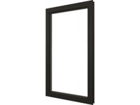 Trendhout Vast raamkozijn meranti - 77,4x137,4 cm - zwart- - - Trendhout - thumbnail